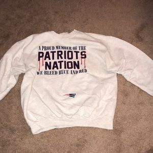 New England patriots crew neck